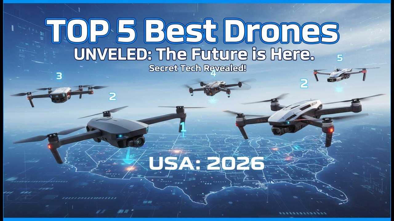 Top 5 Best Drones to Buy in 2026 🚁 (Beginner to Pro)