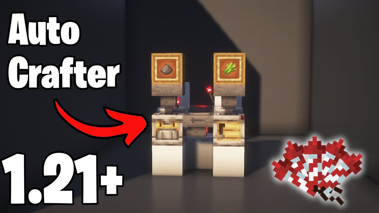 Minecraft Basic Fully Automatic Rocket Crafter 1.21+ (Quick And Easy)