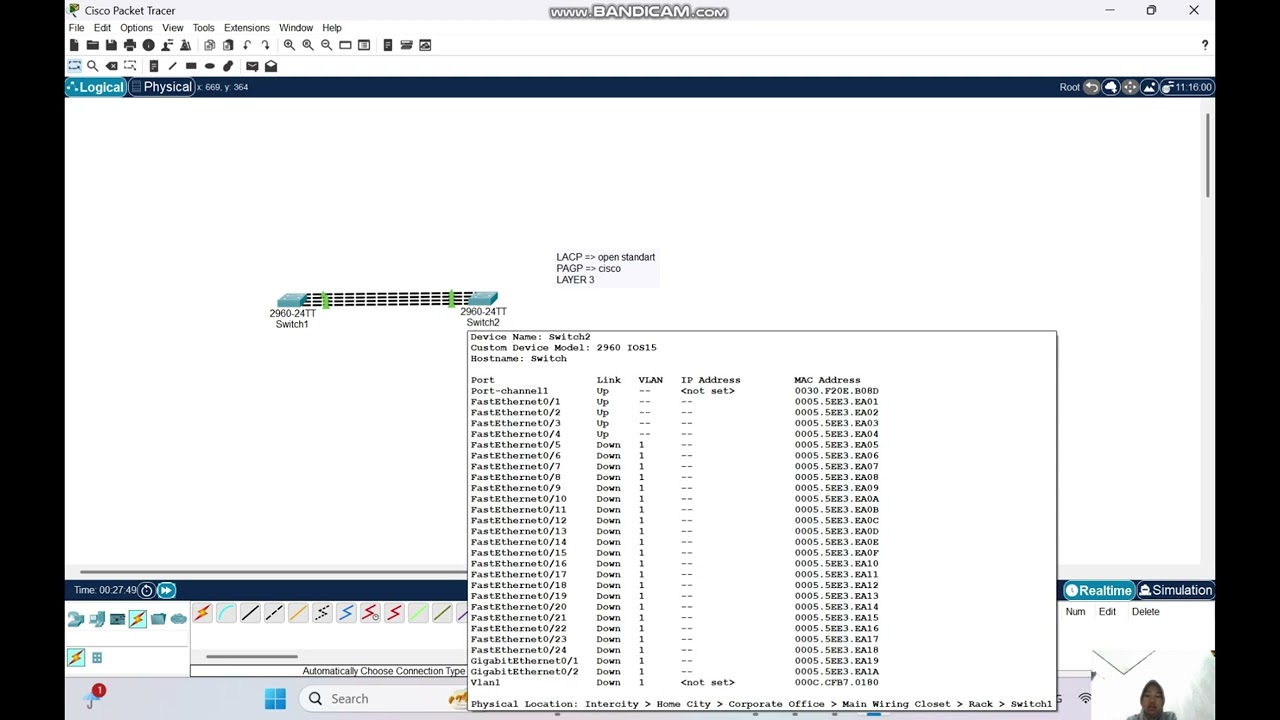Etherchannel | CCNA 2