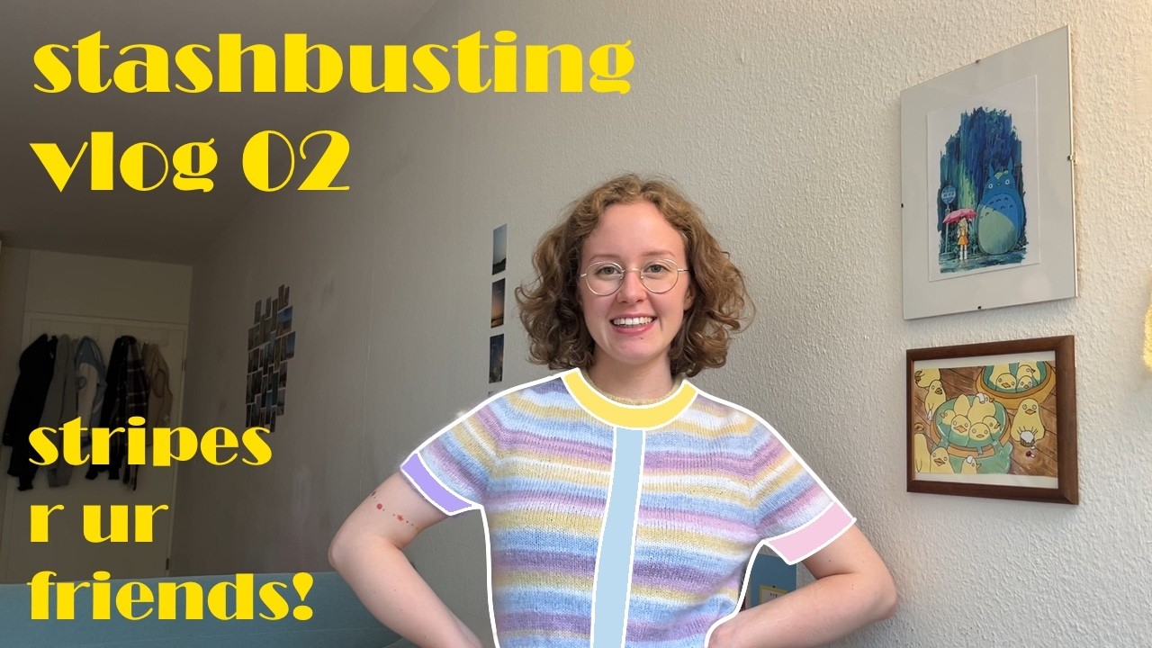 it’s giving ✨summer✨ | stashbusting project vlog no. 2 | PetiteKnit Maggie Cardigan