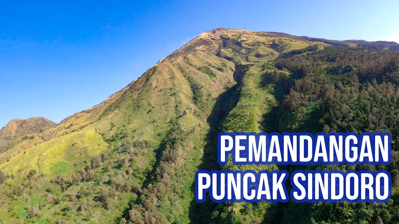 Pemandangan Puncak Gunung Sindoro - FPV drone Longrange