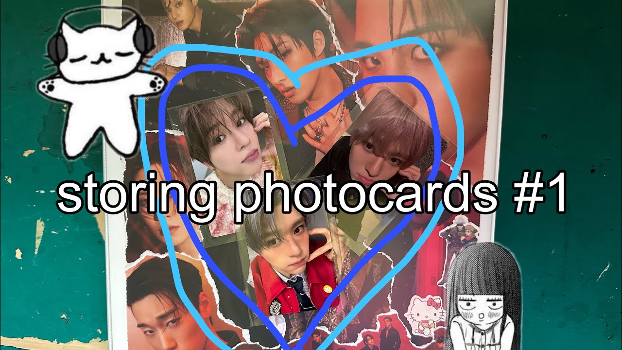 storing photocards #1 ᯓ★ ateez, p1harmony, nct, & more!