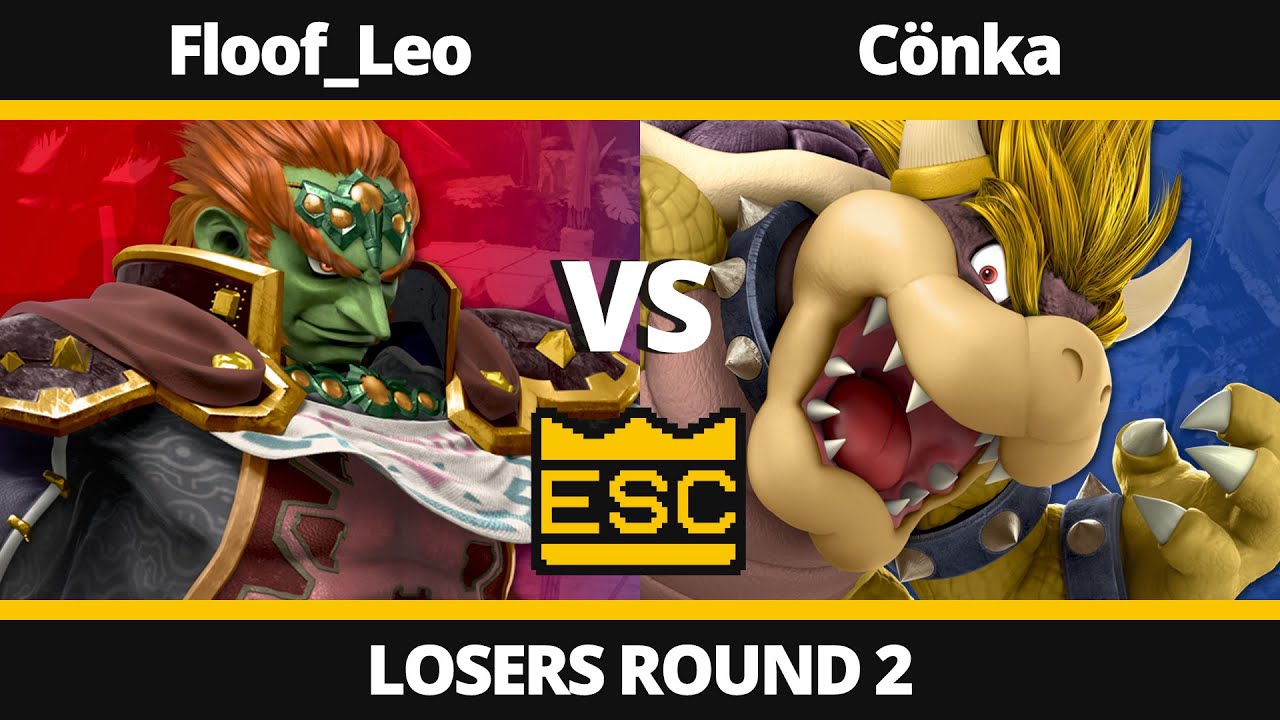 ESC 25 Losers Round 2 - Floof_Leo (Ganondorf) Vs. Cönka (Bowser) - SSBU Local Tournament