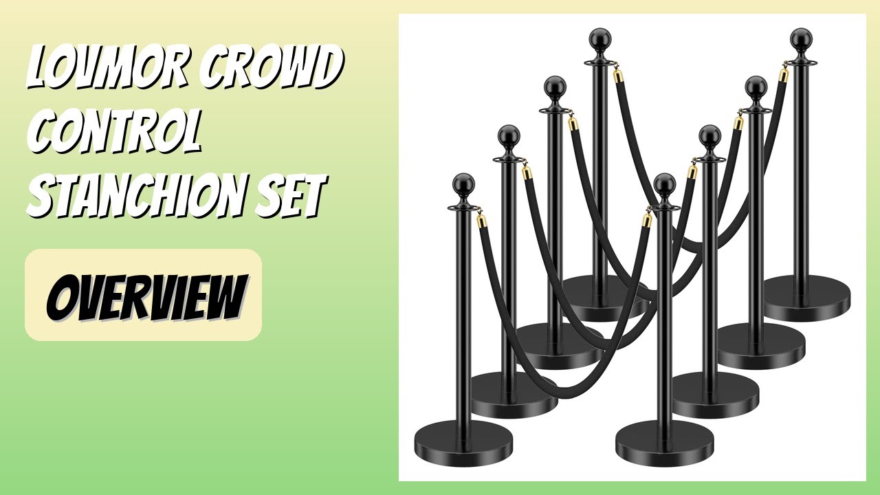 REVIEW (2026): LOVMOR Crowd Control Stanchion Set. Features