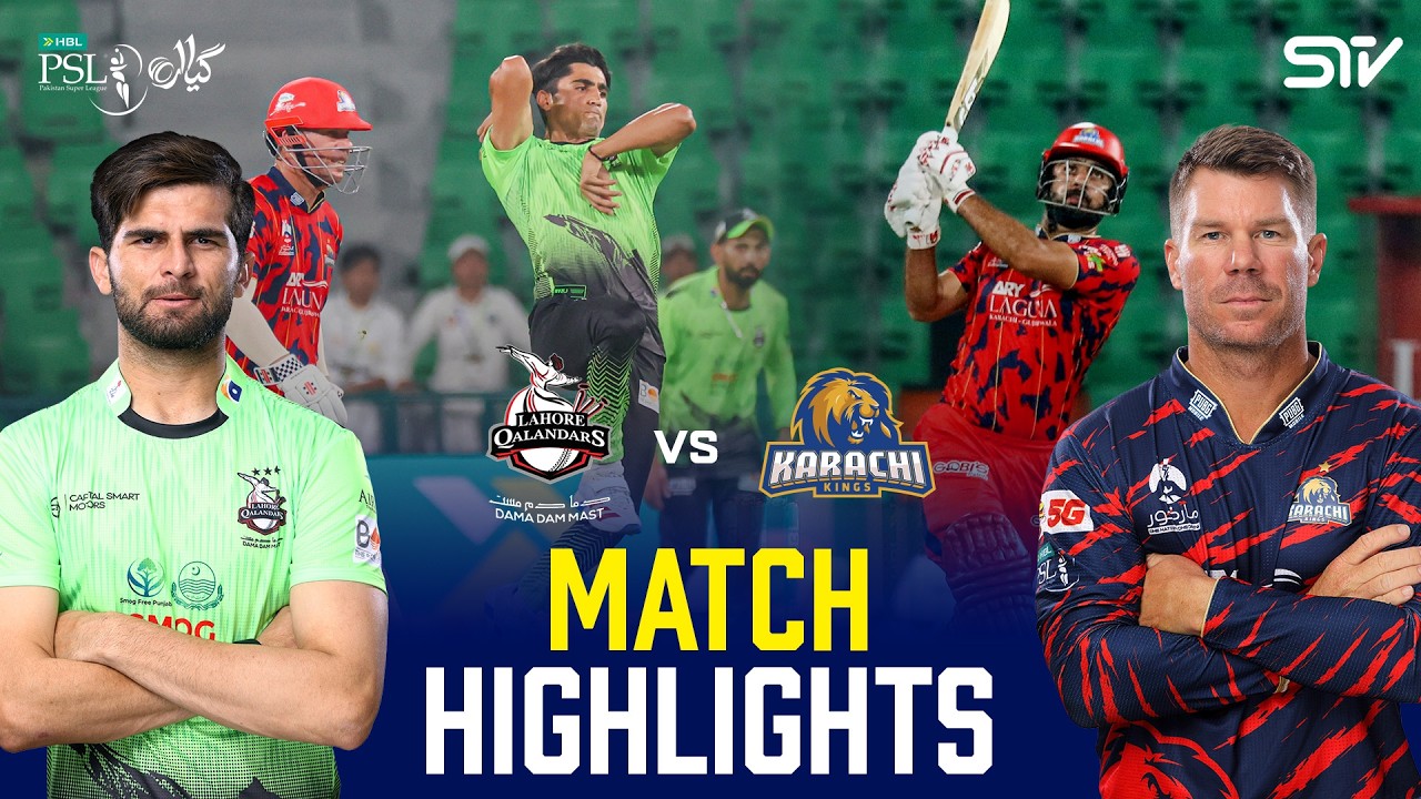 Match Highlights | Lahore Qalandars vs Karachi Kings | Match 35 | HBL PSL 11 | MZB1J