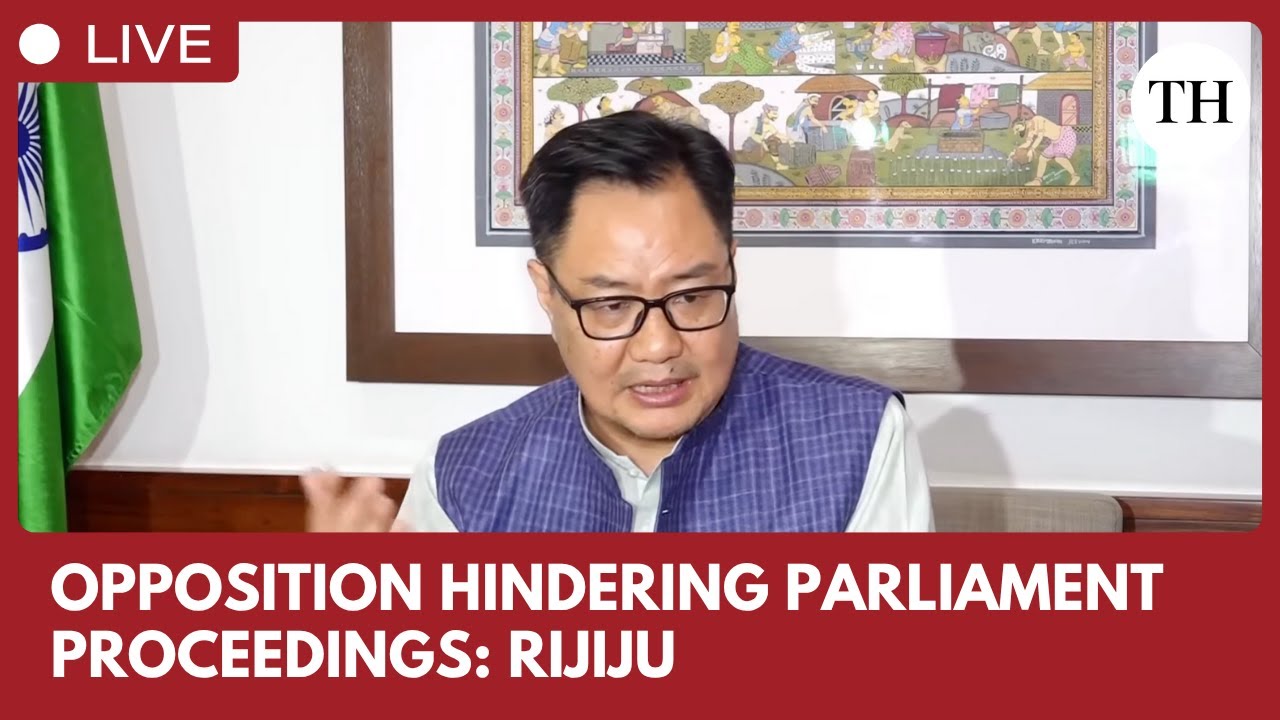 UNION MINISTER KIREN RIJIJU PRESS CONFERENCE