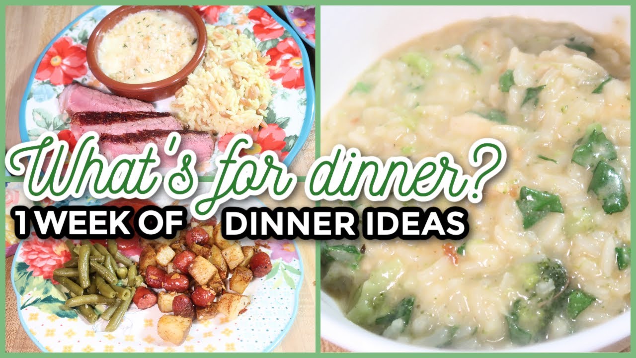 WHAT'S FOR DINNER? #279 | 7 Real-Life Family Meal Ideas