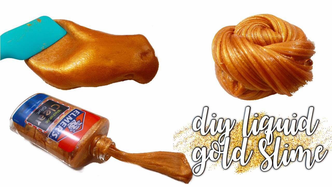 How To Make 24K LIQUID GOLD SLIME! DIY SLIME