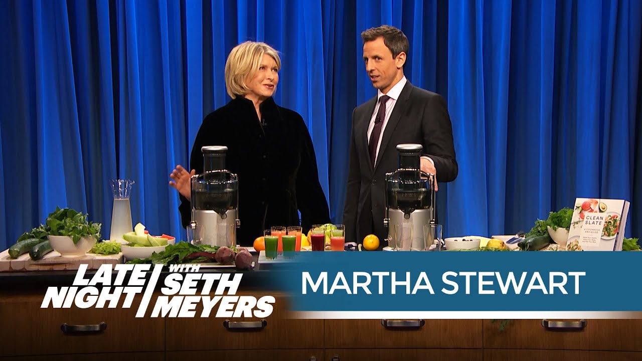 Juicing with Martha Stewart, Part 1 - Late Night with Seth Meyers