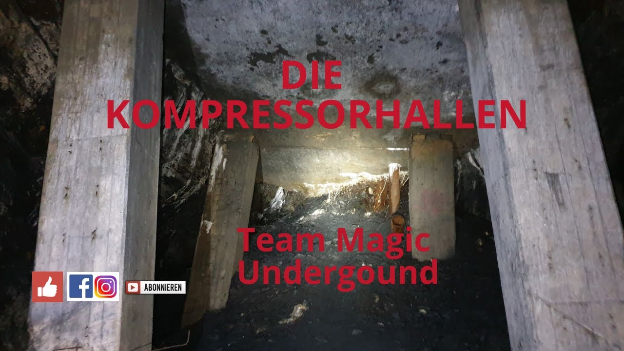 U Verlagerung.  Die unterirdischen Kopressorhallen