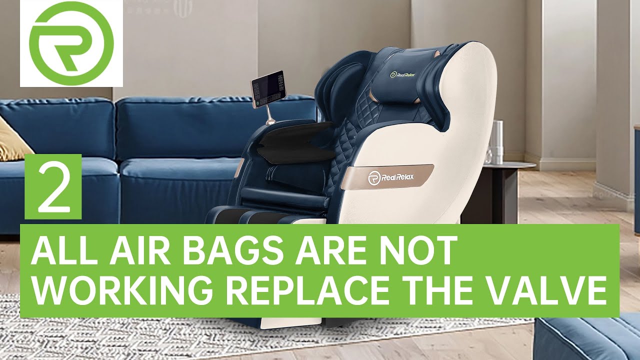 Real Relax Favor 3 Massage Chair Maintenance--All airbags are not working