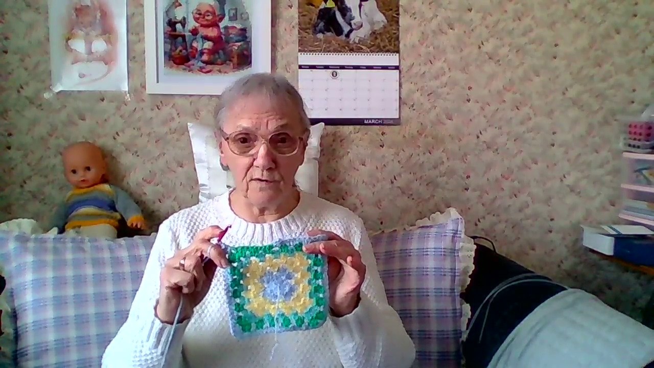 #48, Вяжем вместе, Одеяло для регулирования температуры. День 3. Вязание крючком от Шейлы.