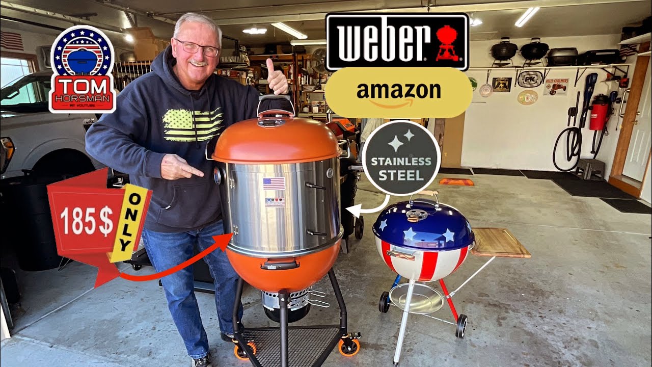Гриль-коптильня Weber 22&rdquo; Charcoal Kettle Grill-Smoker / Необходимый аксессуар! / Повесьте 12 реш...