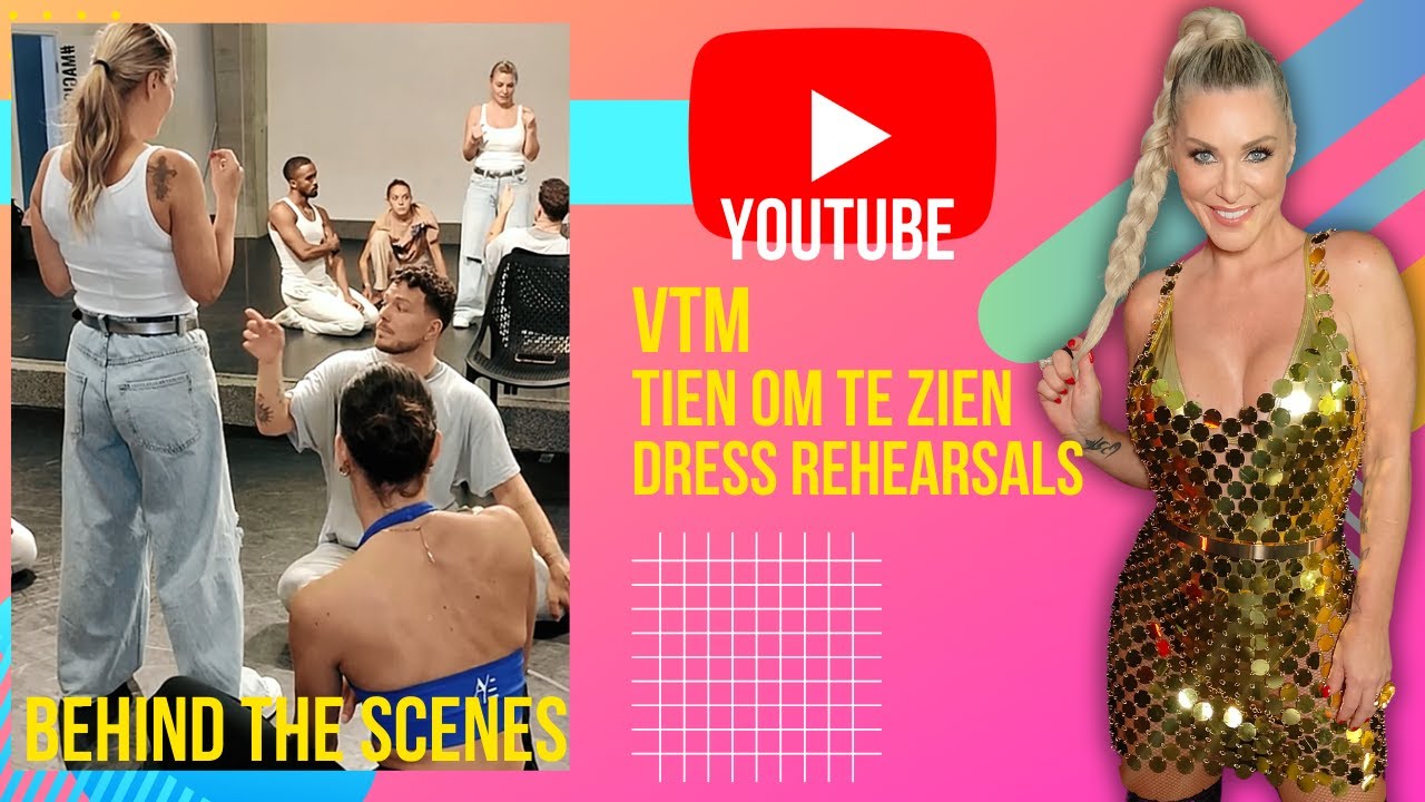 Jessy Behind the Scenes of 'Tien om te Zien' – Dress Rehearsal with Fabric Magic!