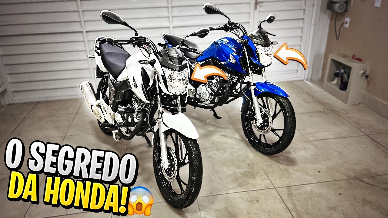 PARABENS HONDA POR ESCONDER ISSO DOS CLIENTE, 160 CARGO E 160 FAN AZUL