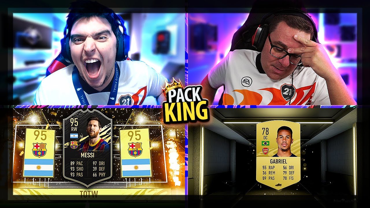 BATALHA DE PACKS COM RICFAZERES!!! | FIFA 21
