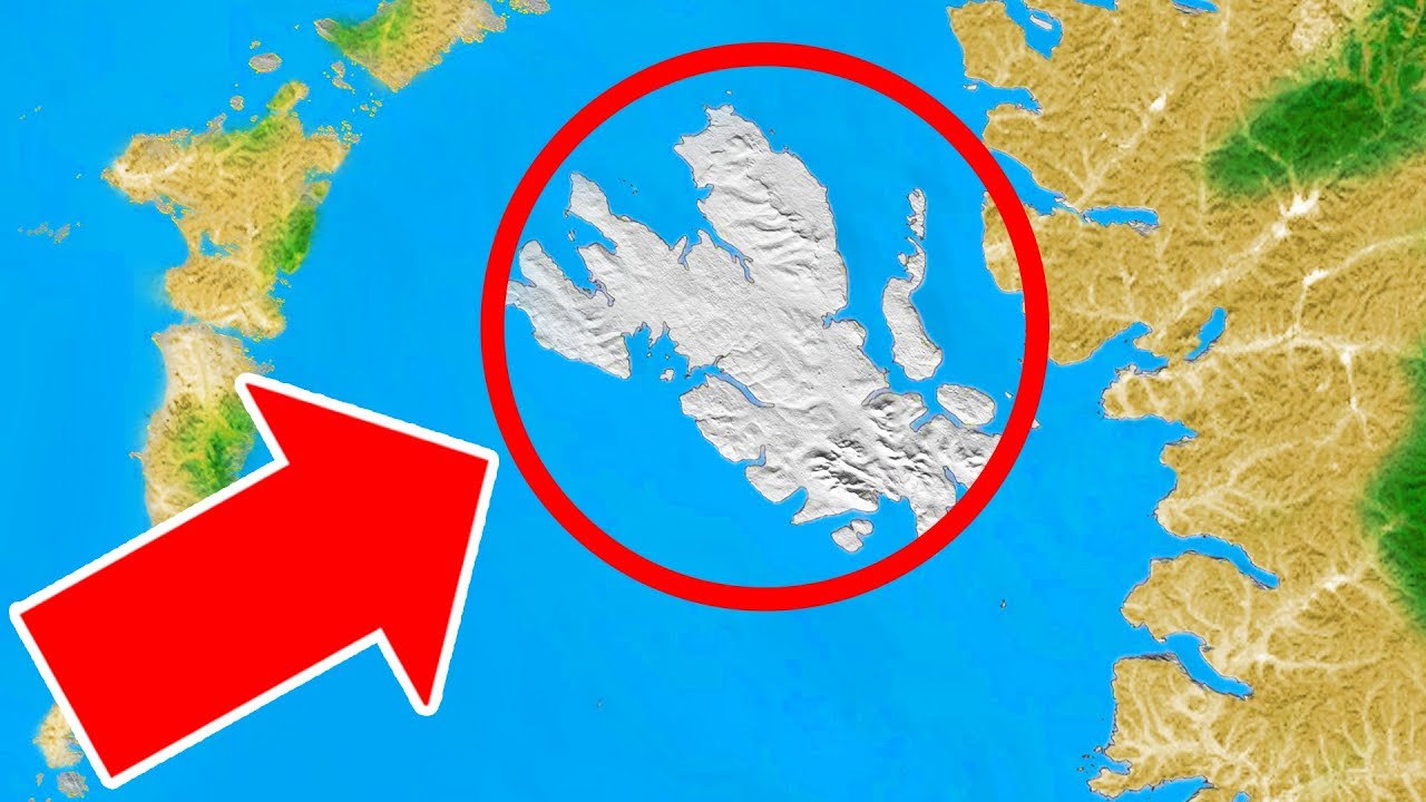Eine Riesige Sich Bewegende Insel Die Aus Dem Nichts Erschien