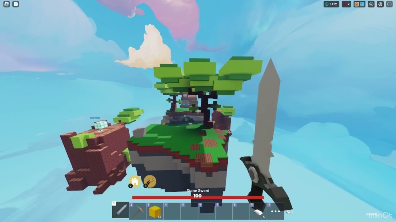 Using  Yamini kit inside of Roblox Bedwars…