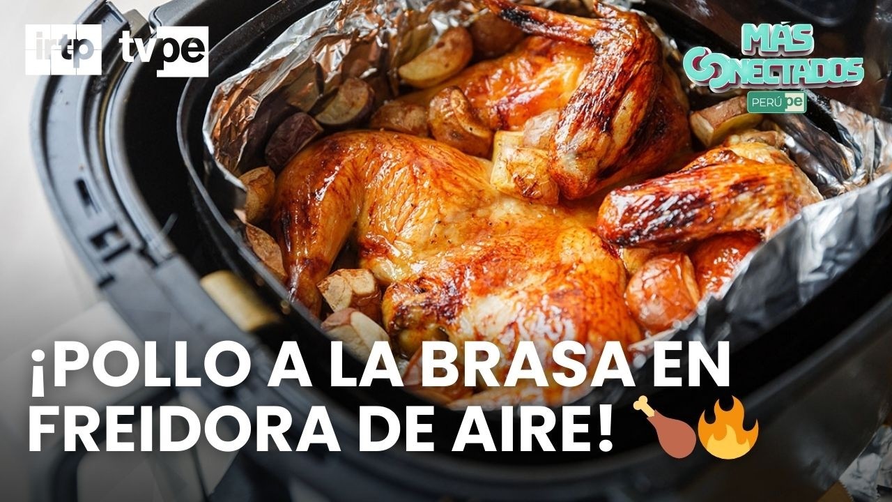 Pisu revela cómo preparar pollo a la brasa en freidora de aire | “Más conectados”