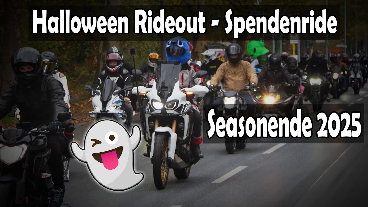 🎃Halloween Rideout - Spendenride 2025💰 | Das gro&szlig;e Finale der Season!🏍️💨