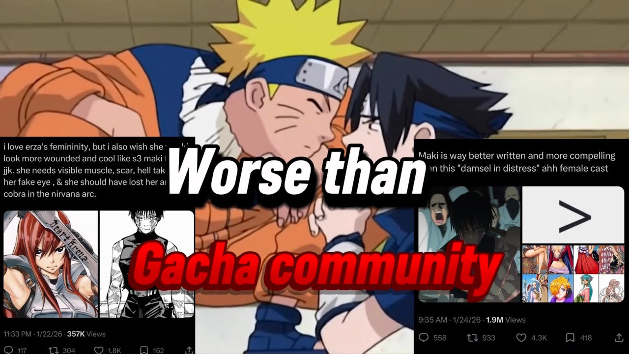 Is the Anime community worse than the gacha community 
