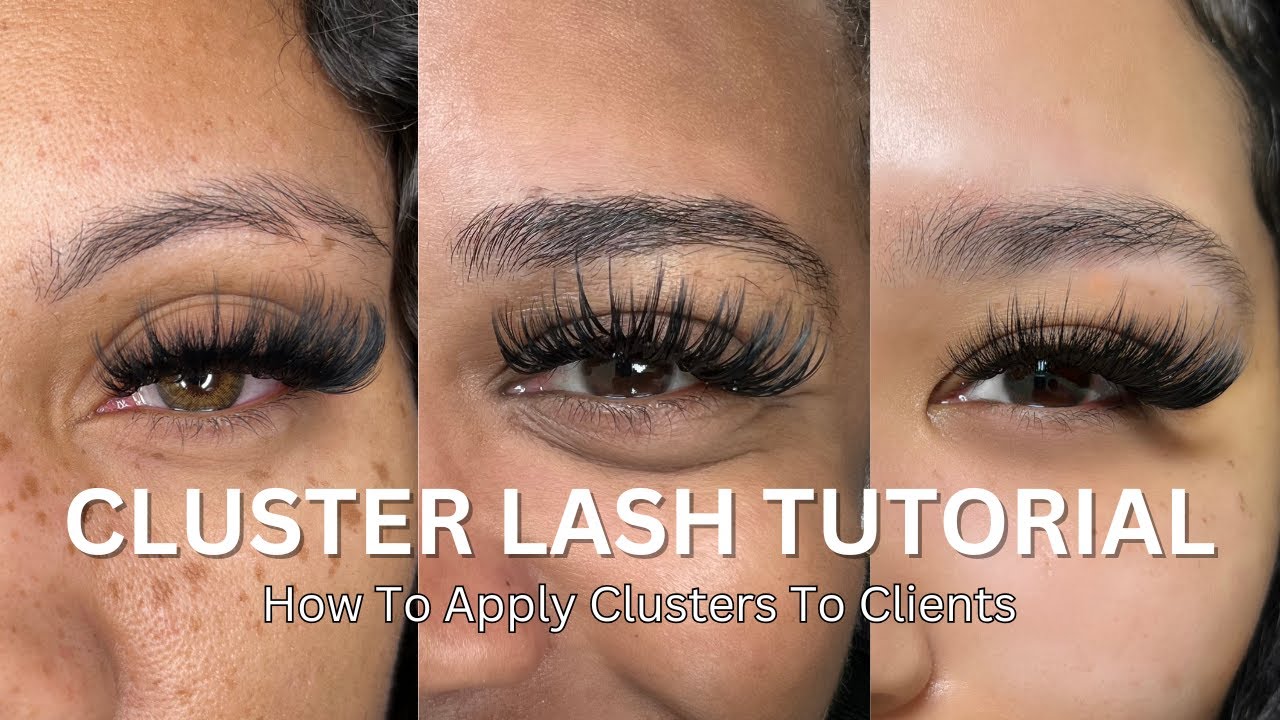 HOW TO APPLY CLUSTER LASHES | CLUSTER LASH TUTORIAL 2025