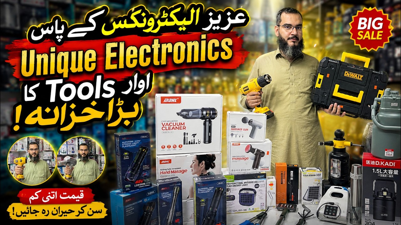 Aziz Electronics Biggest New Electronics & Tools Collection 2026 | 50+ Amazing Gadgets in Peshawar