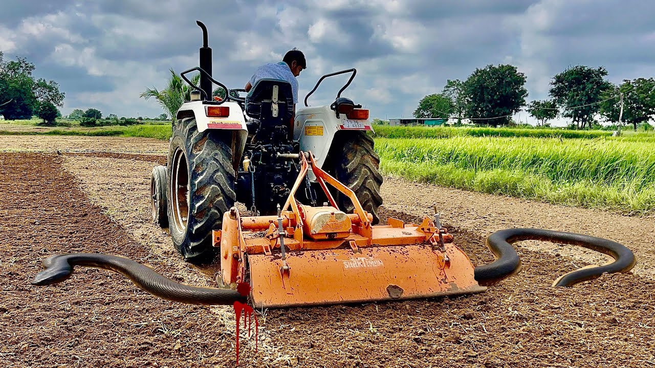 NEW HOLLAND TRACTOR CULTIVATION 