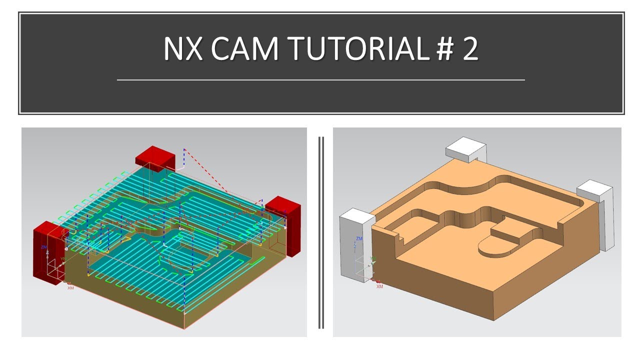NX CAM Tutorial #2 | Mill 2.5D FLOOR _WALL_IPW & FLOOR_WALL_FINISH