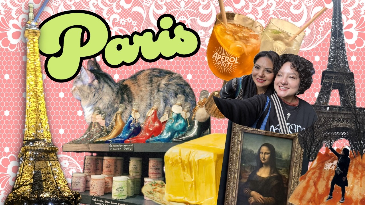 Sisters in Paris! Deftones, Cat Cafe, Mona Lisa, Banksy!