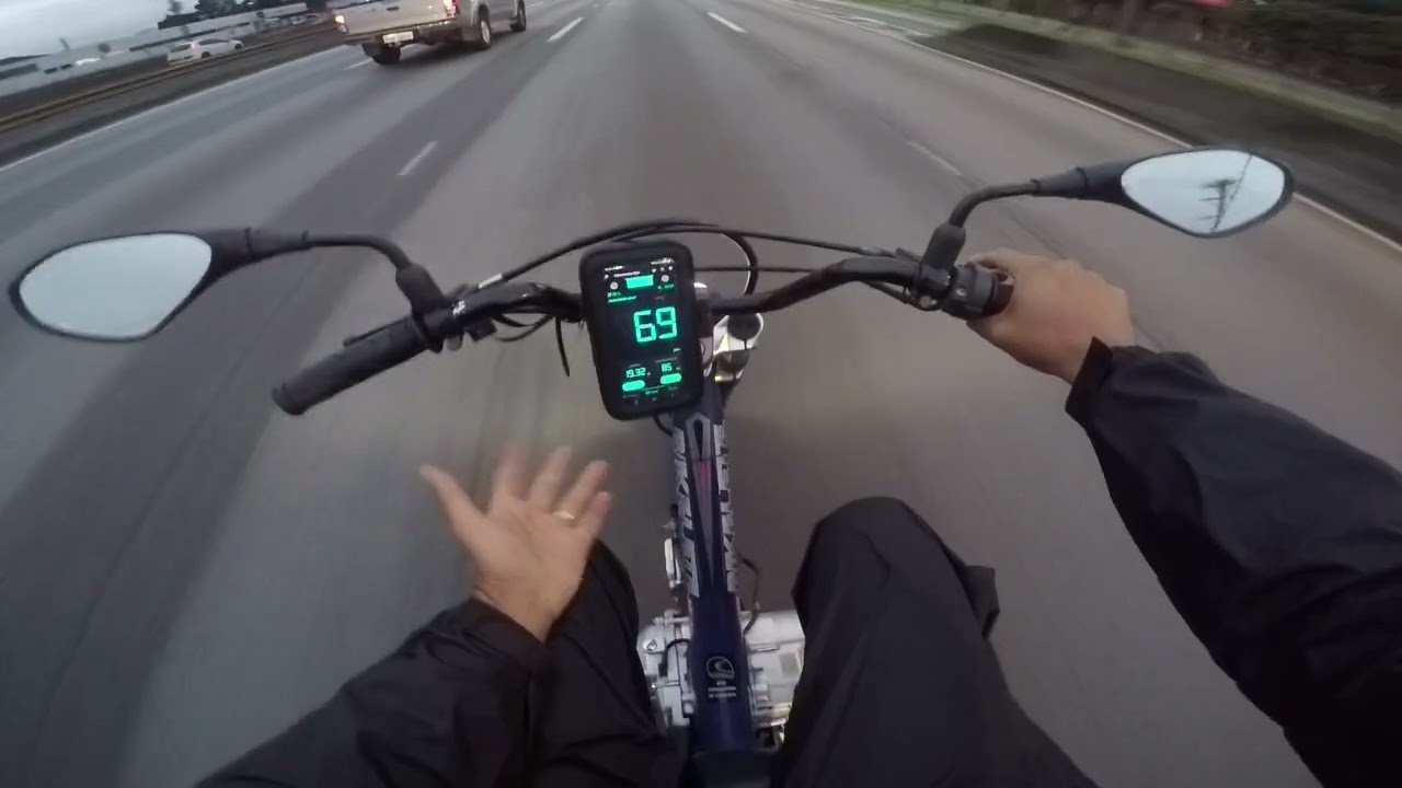 bikelete na rodovia? como ela se comporta.