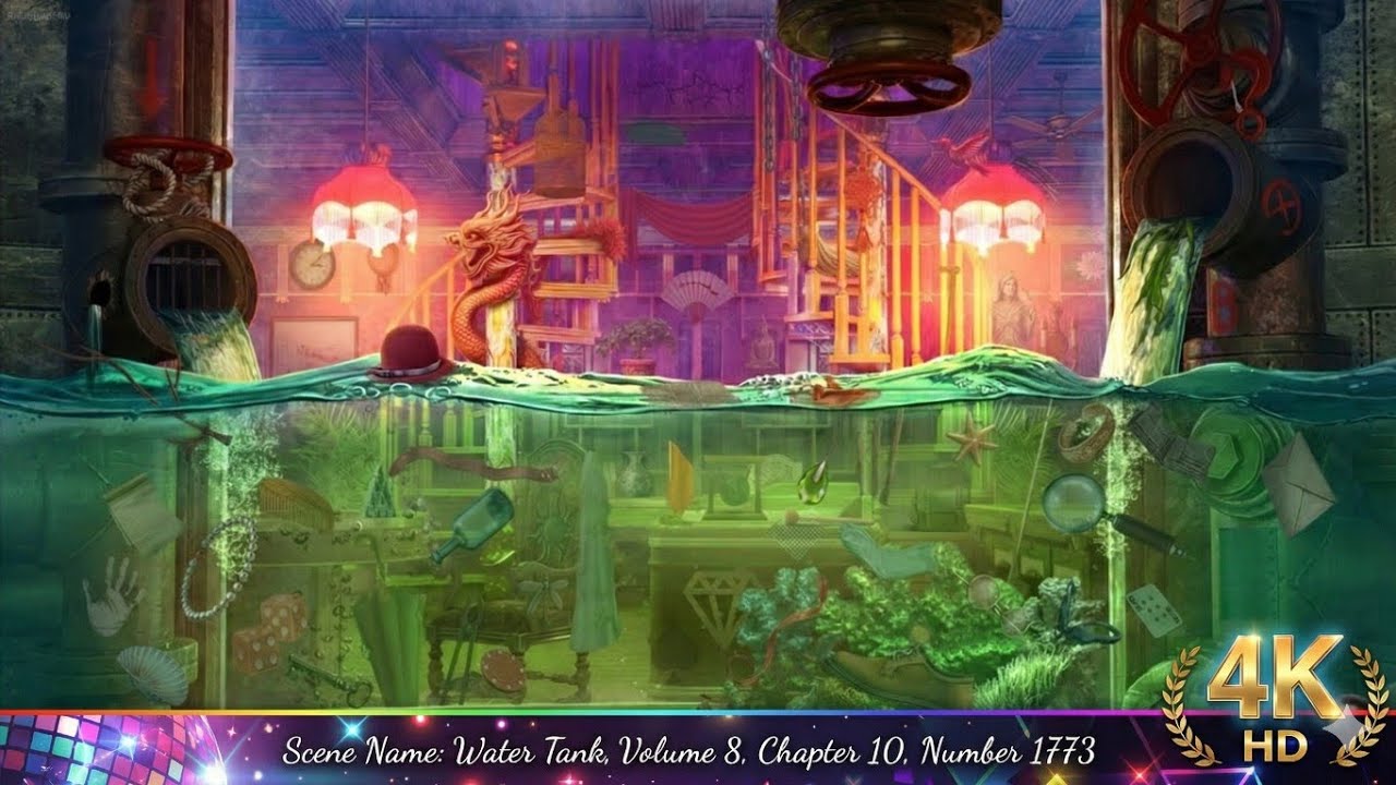 June's Journey Scene 1773 Volume 8 Chapter 10 Water Tank 4k HD 