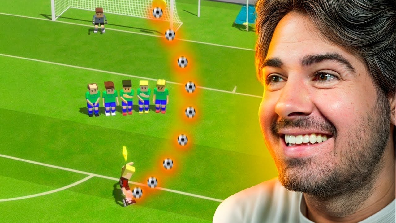 MARQUEI UM GOL DE PLACA!!! MINI SOCCER STAR