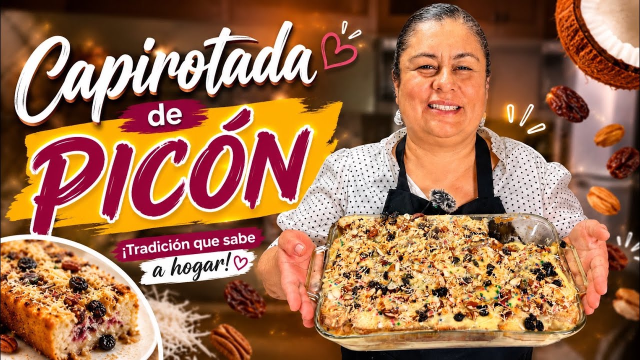 CAPIROTADA con PAN PICÓN😍 | Receta Tradicional IRRESISTIBLE