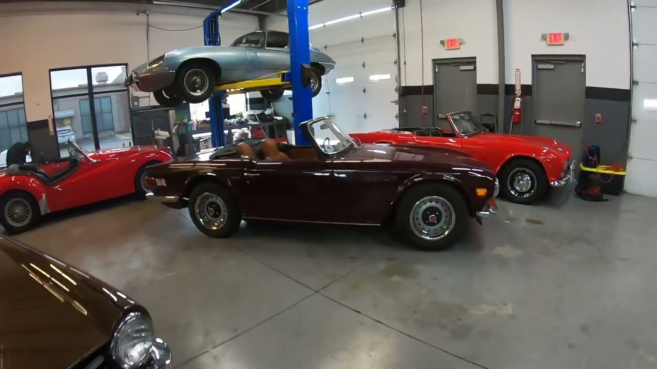 1970 Damson Red TR6