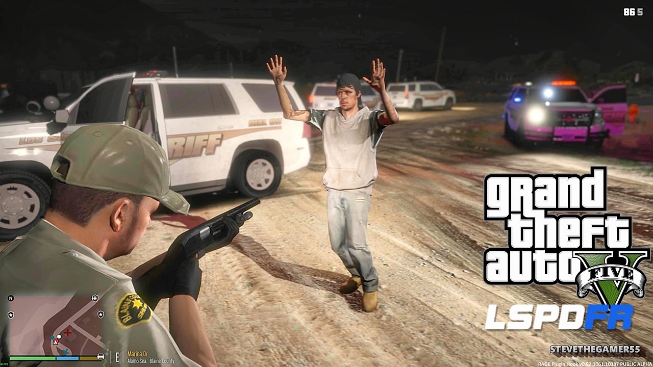 GTA 5 LSPDFR 0.3.1 - EPiSODE  408 - TAHOE PATROL (GTA 5 REAL LIFE POLICE MOD) BAD NIGHT