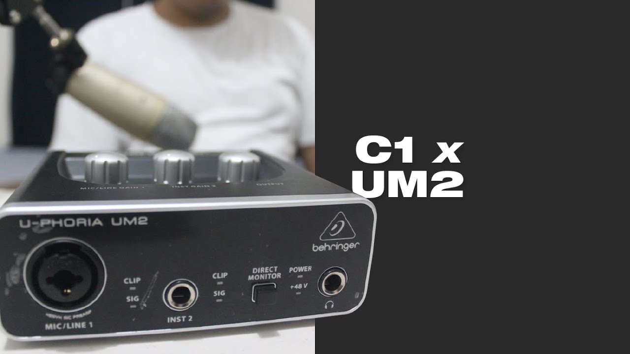 Behringer's Ultimate Beginner Combo (C1 x UM2)