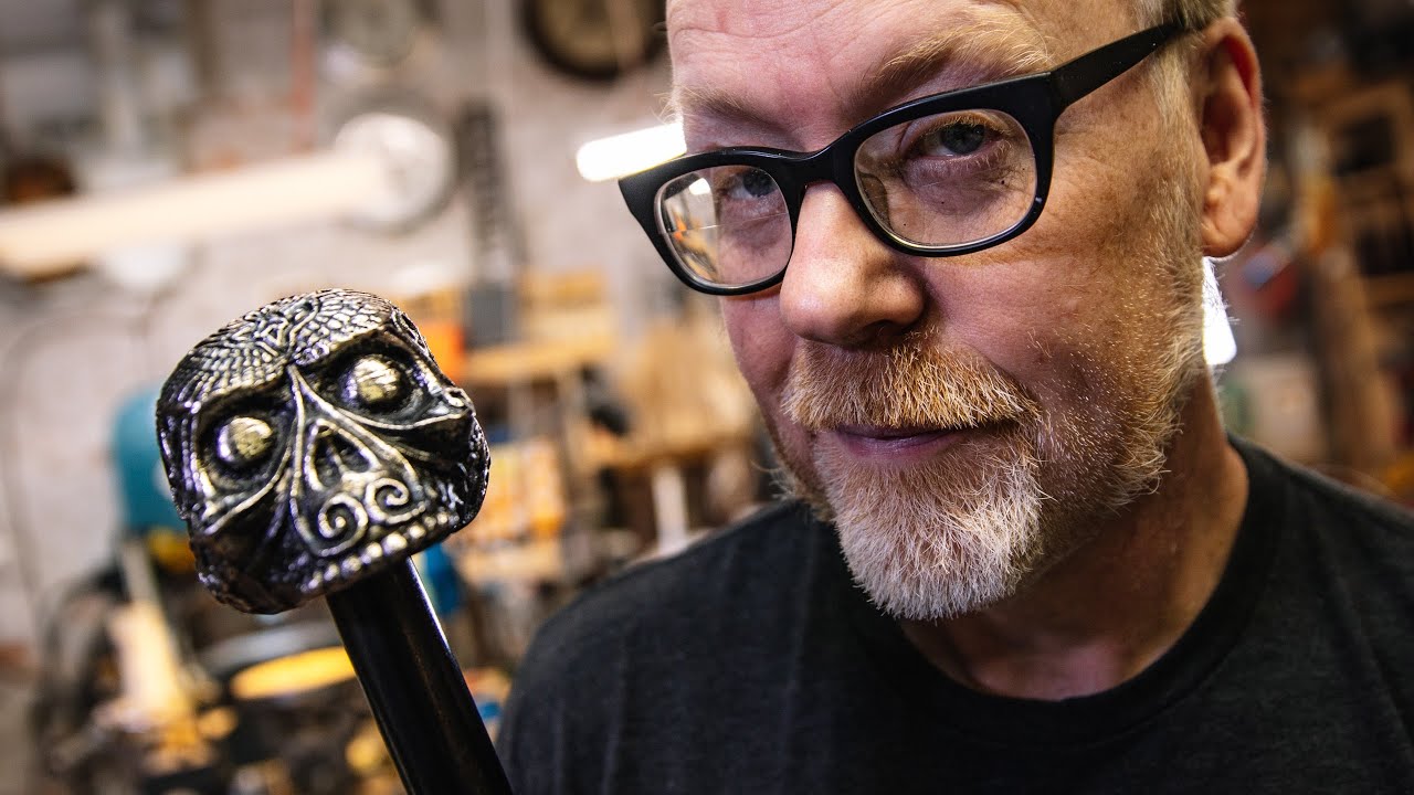 Adam Savage Unboxes His James Bond Spectre Cane!