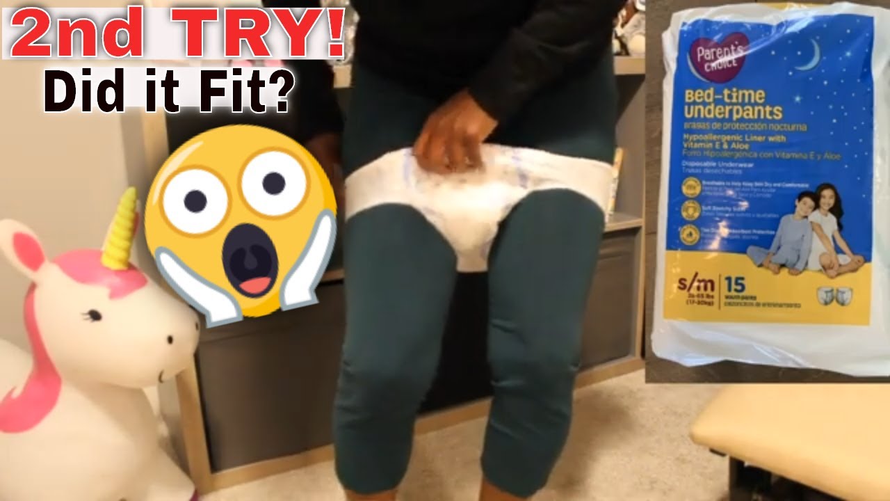 Parents Choice (Walmart) TRY ON Did It FIT| Can An Adult Wear bedtime pants| Disposable Diapers