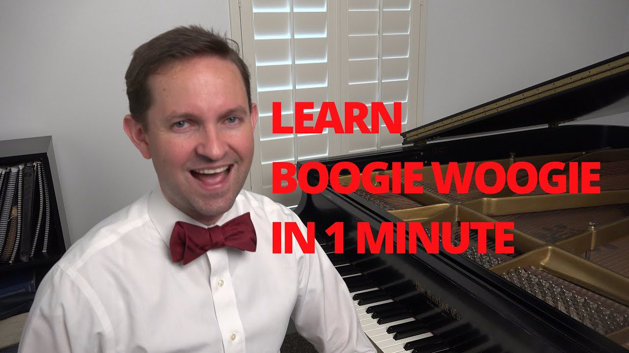 Learn To Play Boogie Woogie Piano IN 1 MINUTE