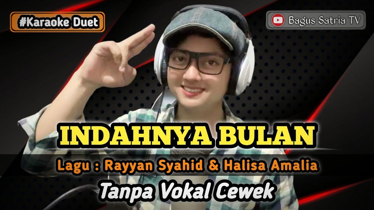 Indahnya bulan - karaoke duet tanpa vokal cewek dangdut koplo 