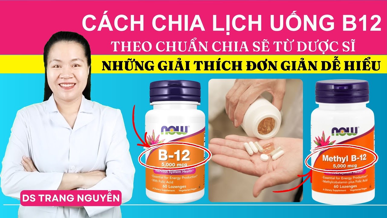 Cách chia liều Vitamin B12 đúng chuẩn: Uống mấy mcg, mấy lần/ngày để hấp thu tốt?