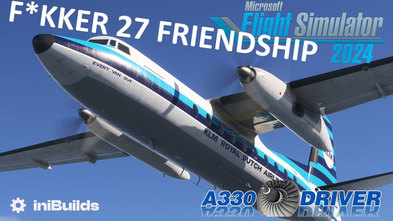 Microsoft/iniBuilds Fokker 27 Friendship - The New Airliner First Look & Flight | Real Airline Pilot