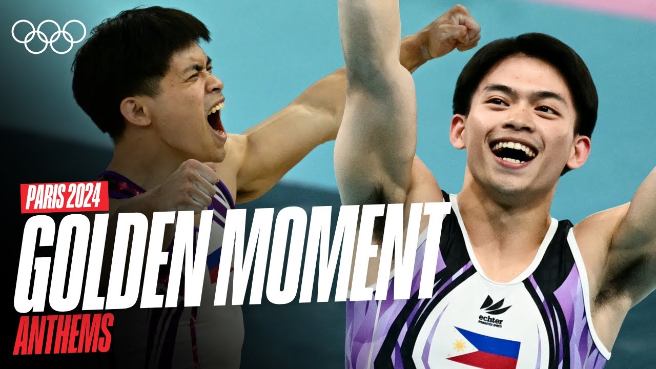 TWO GOLDS in 24 hours 🥇🫨  Best of The Philippines at #paris2024  🇵🇭 | Anthems