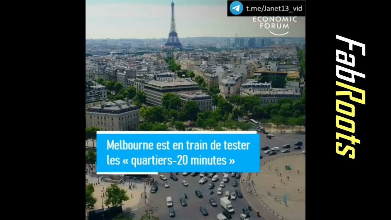 🔸Paris prévoit de devenir une « ville du quart d'heure » 🔥🔥🔥