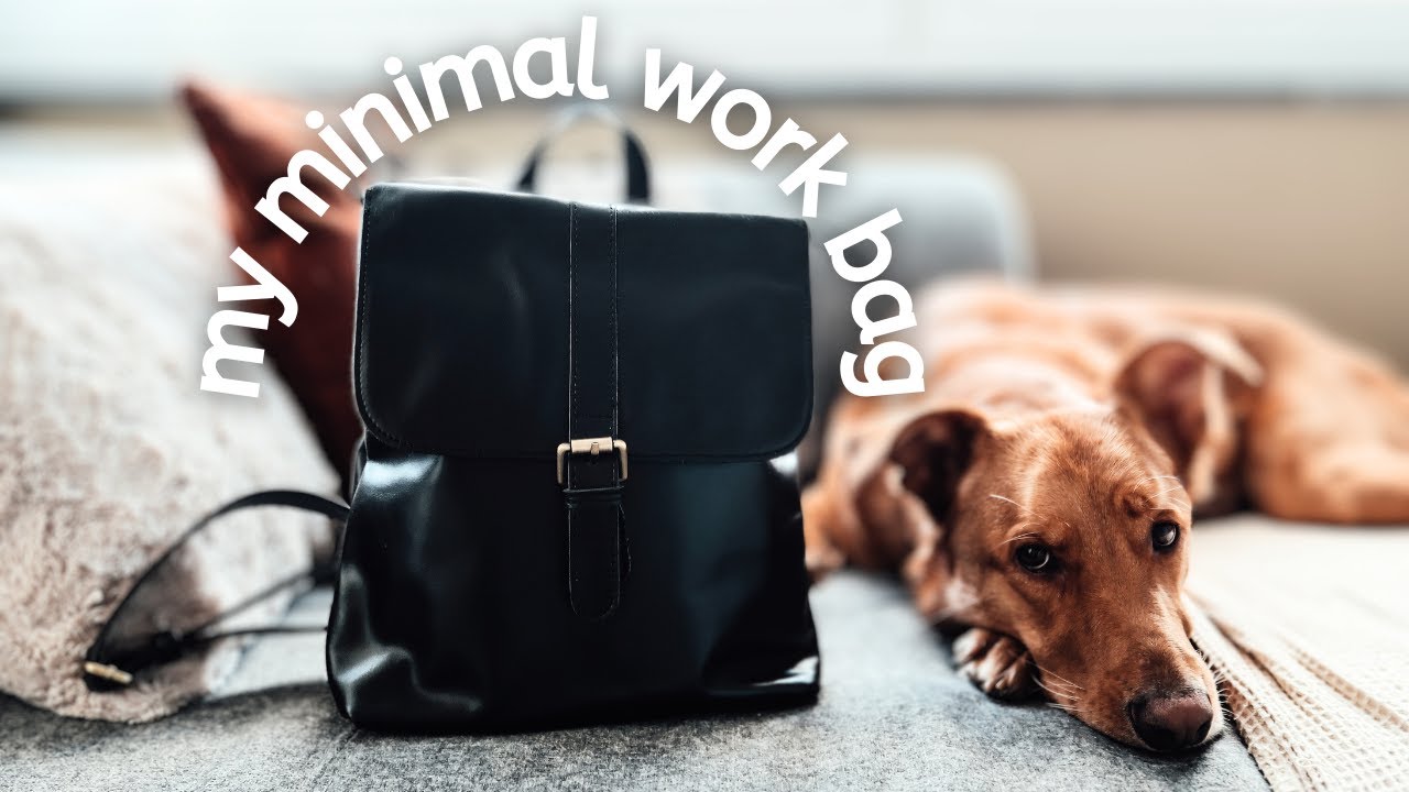 WHAT'S IN MY WORK BAG | Minimal Edition