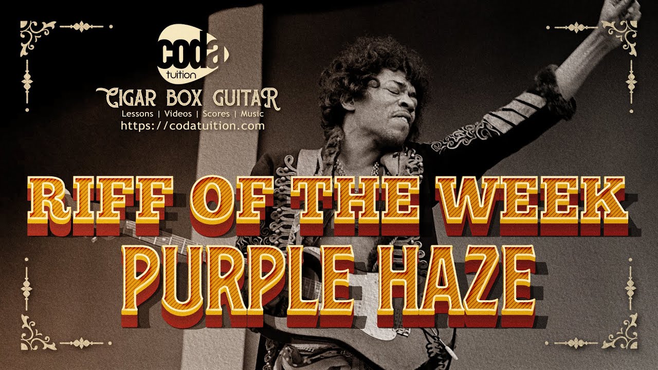 Hendrix on 3 Strings - Purple Haze - Riff of the Week
