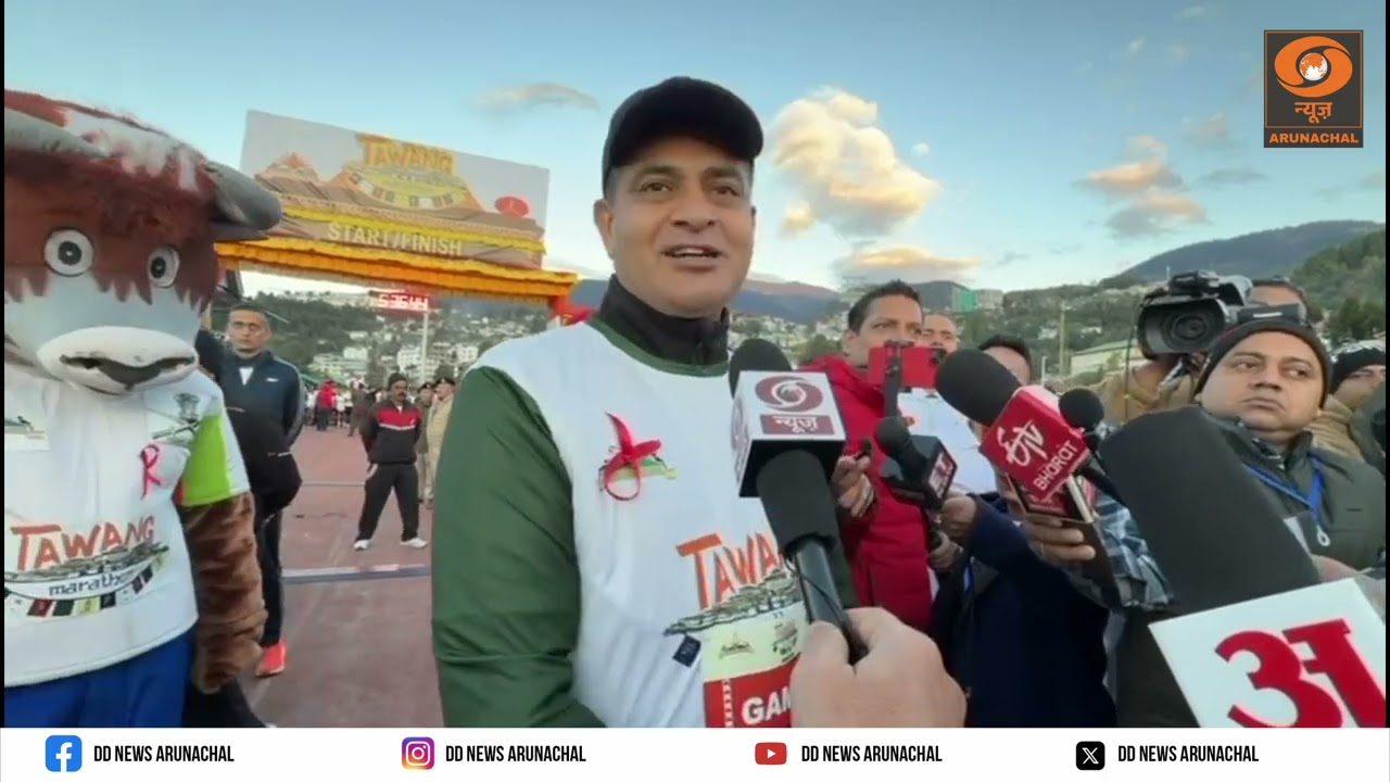Tawang Marathon 3.0 Successfully Conducted with Over 6,500 Participants