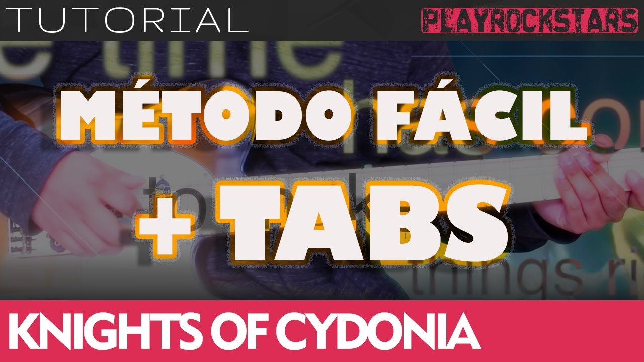 como tocar KNIGHTS OF CYDONIA en guitarra MUSE ⭐️ TUTORIAL / ACORDES / RITMO / TABS