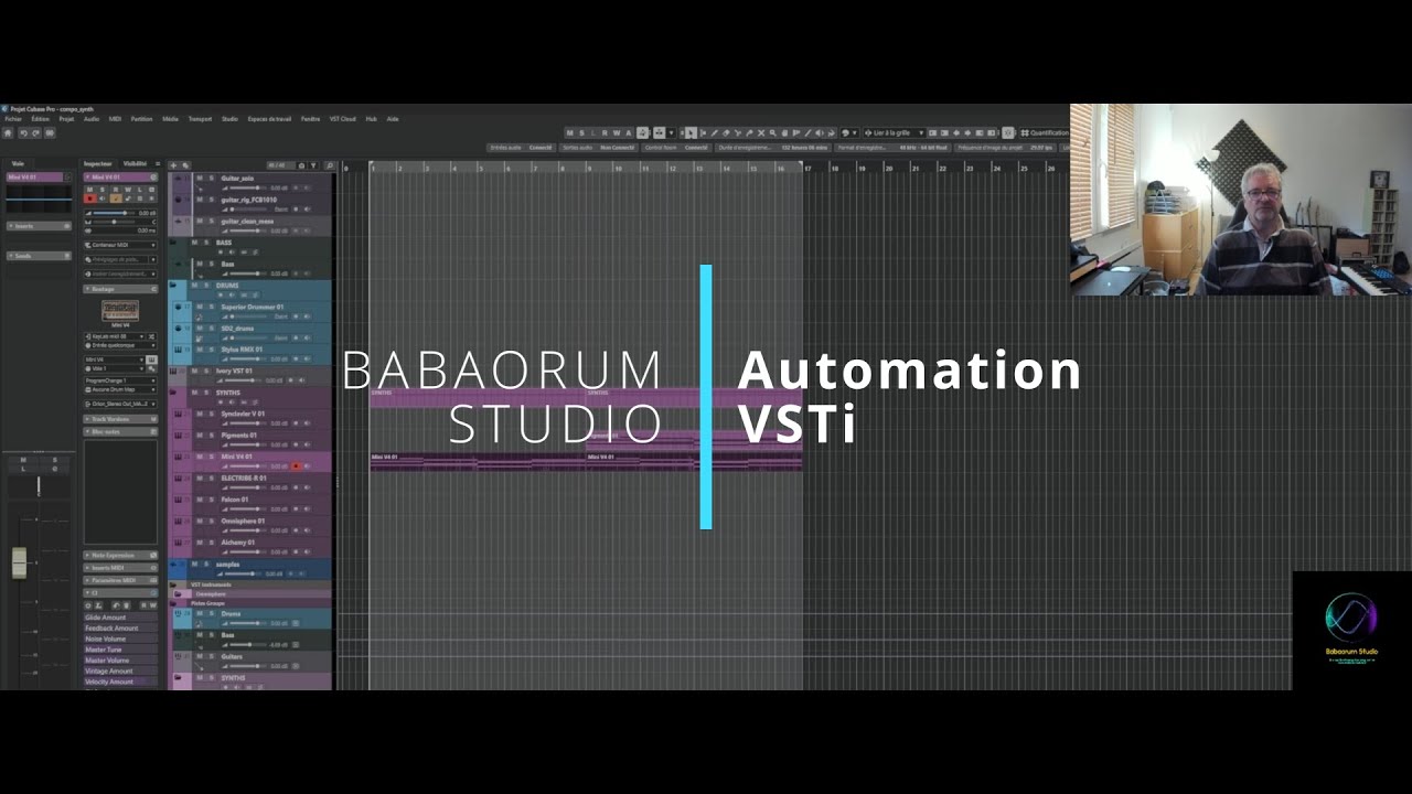 Tout sur l'automation des VSTi dans Cubase
